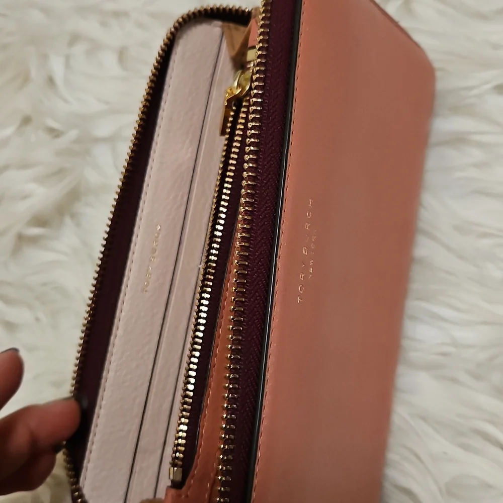 Tory Burch Two Tone Leather Wallet